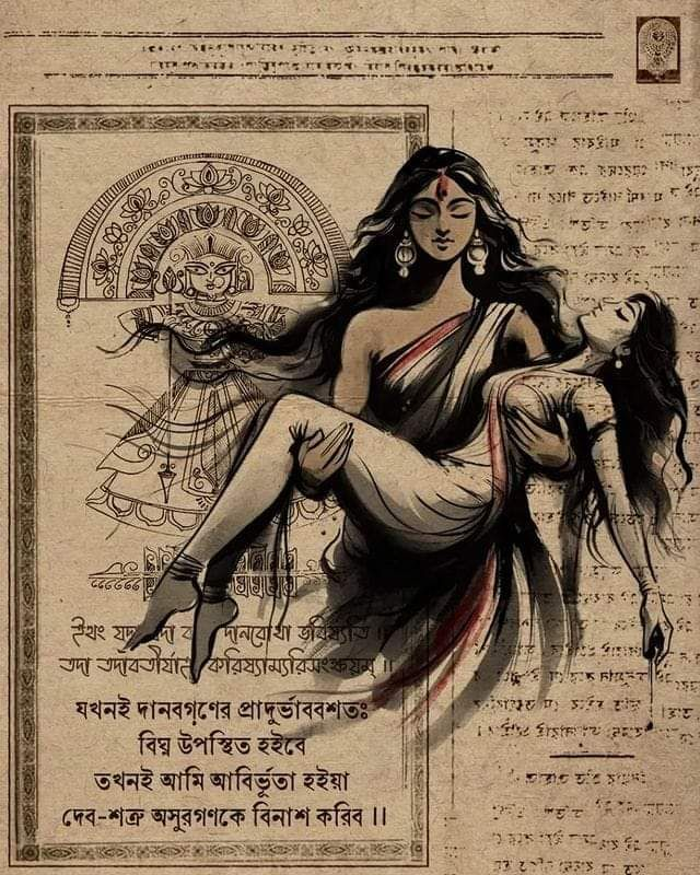 Maa Durga in women